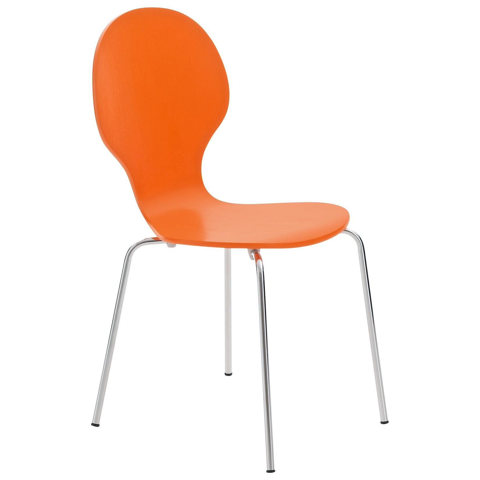 CLP Stapelstuhl Diego I Komfortabler Esszimmerstuhl I Metallgestell, Holzsitz I Ergonomisches Design I Platzsparend In Esszimmer Und Küche