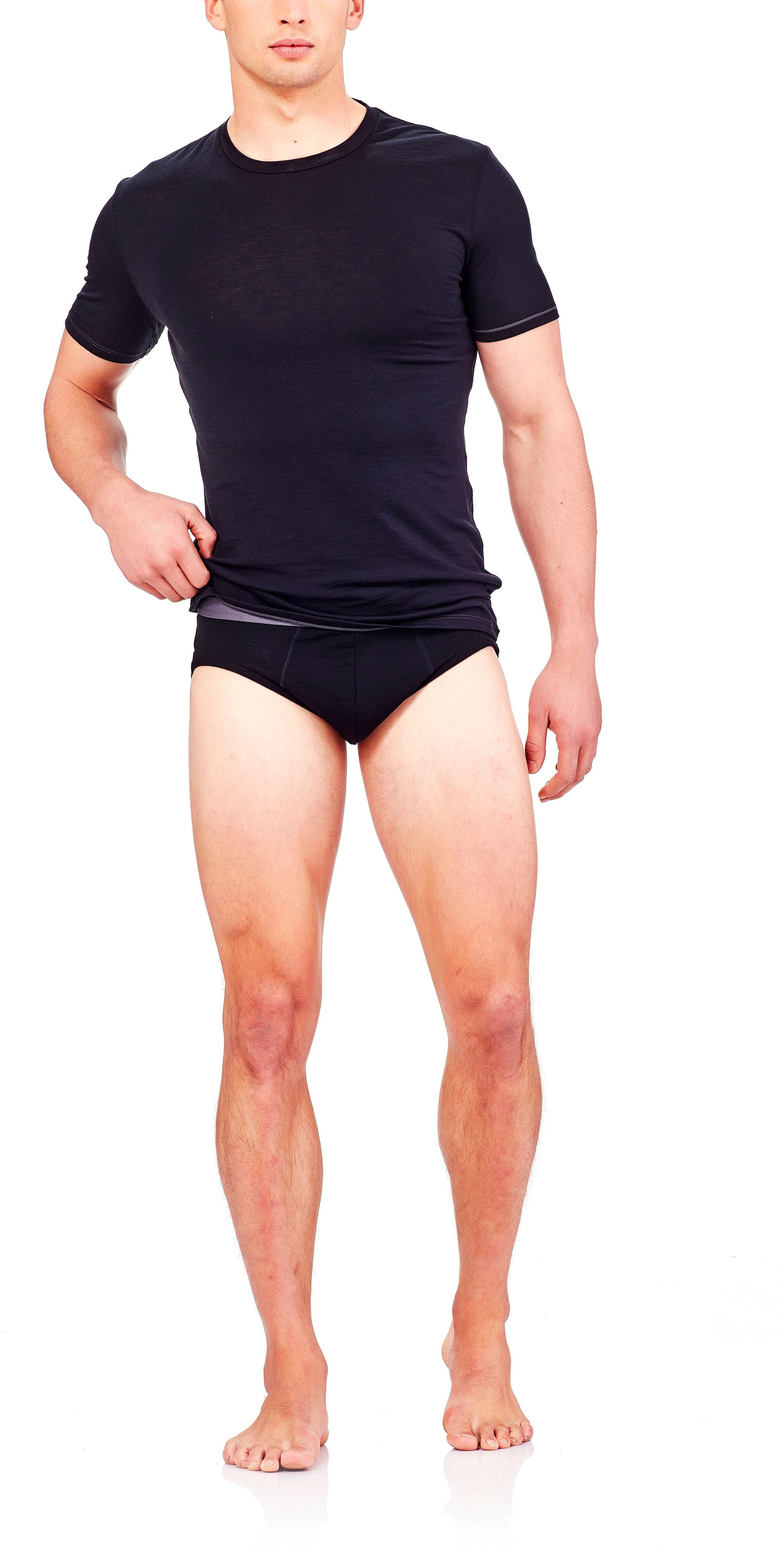 Icebreaker Ropa interior deporte Hombre Anatomica .  (M) Negro