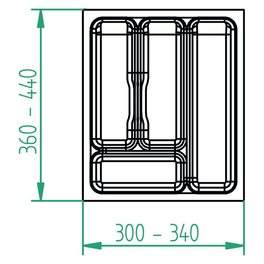Agoform Besteckeinsätze Standard (503673-9)