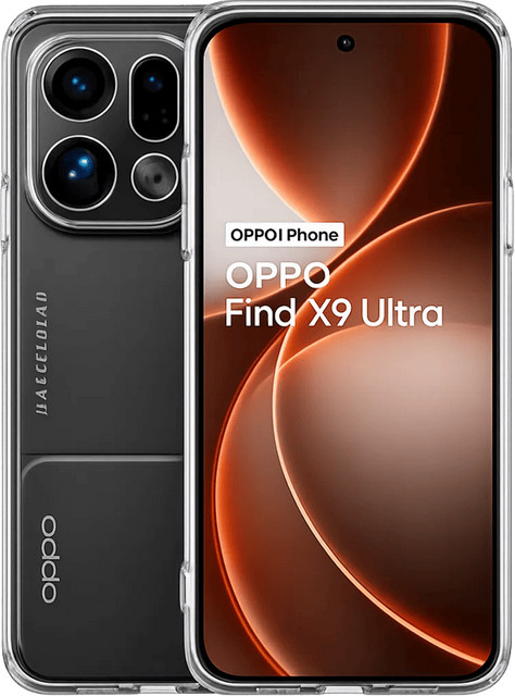 Just in Case Soft Design OPPO Find X9 Ultra Back Cover Transparant