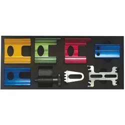 KS Tools Universal - Zündzeitpunkt-Einstell-Satz - Benzinmotoren, 9-tlg - 400.2650