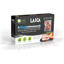Laica 2 ROLLS 25X300CM SPECIAL FOR LOW TEMPERATURE COOKING TR2000, Lebensmittelverpackung, Transparent