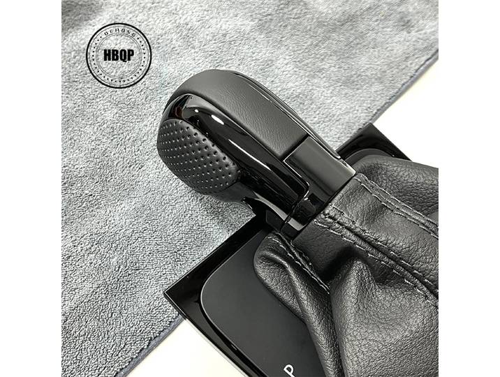 DSG-Pommeau de levier de vitesse en cuir véritable et daim noir, accessoires de voiture, GOLF 7 7.5