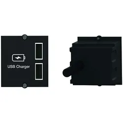 Bachmann Custom Modul USB Doppel-Charger (schwarz)