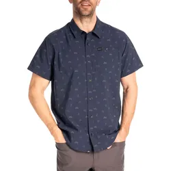 Klim Rambler, Hemd kurzarm - Dunkelblau/Grau - 3XL