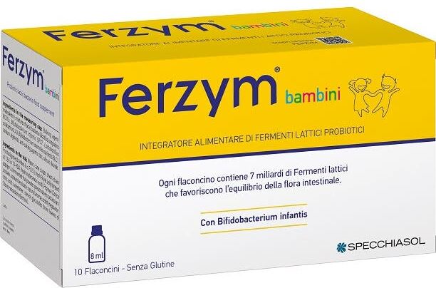 Specchiasol Ferzym Bambini 10x8ml