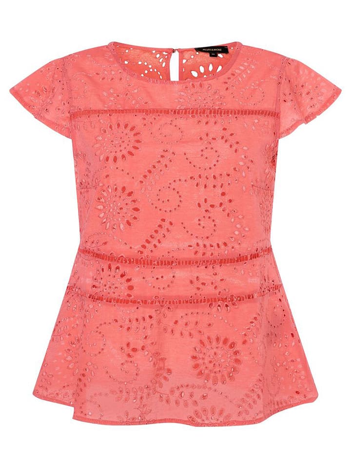 More & More Bluse in Koralle - 36