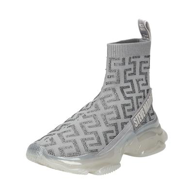 Sneaker STEVE MADDEN "STEVE MADDEN Sneaker Textil", Damen, Gr. 37, silber, Textil, Schuhe Sneaker