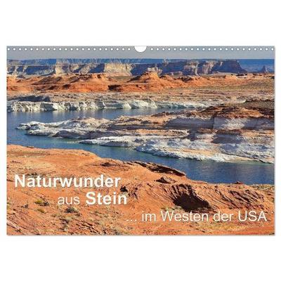 Naturwunder aus Stein im Westen der USA (Wandkalender 2027 DIN A3 quer), CALVENDO Monatskalender