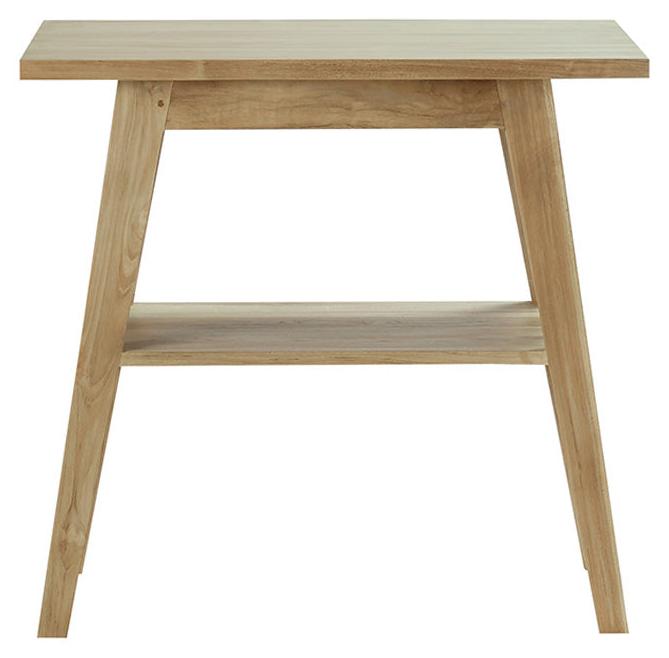 Waschbeckenunterschrank aus massivem Teakholz