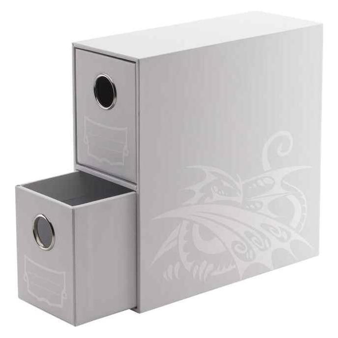 Dragon Shield DS Fortress - 2-Card Drawers Vertical - White (ART33702)