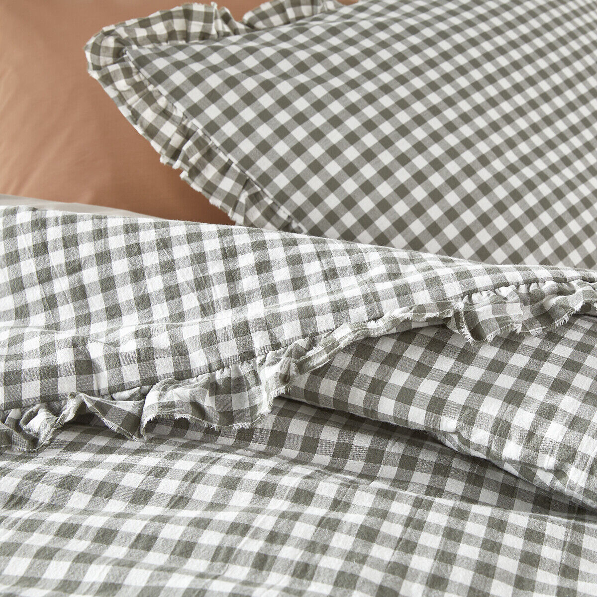 LA REDOUTE INTERIEURS Edredon matelassé coton lavé vichy, Georgette