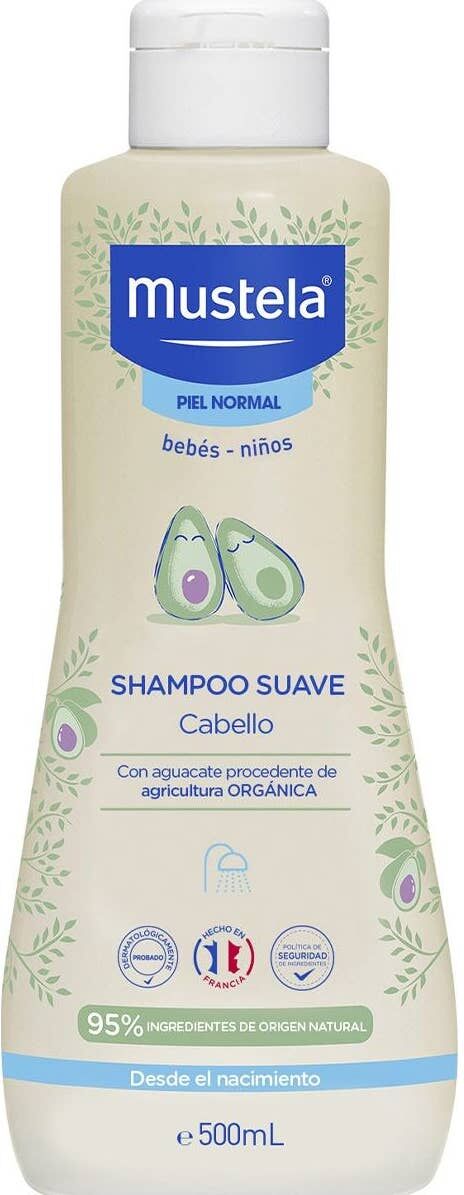 Mustela Champú Suave con Aguacate Bio 500ml