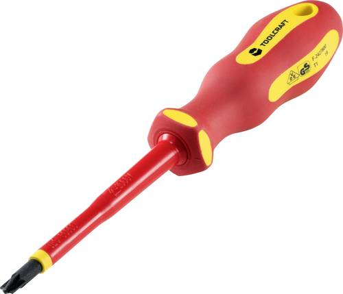 TOOLCRAFT SL/PZ2 VDE Plus/minus-Schraubendreher Größe (Schraubendreher) SL/PZ 2 Klingenlänge: 100mm