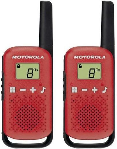 Motorola TLKR T42 - Rouge Talkies-walkies sans licence pour tous vos loisirs