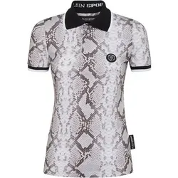 PLEIN SPORT Kurzarm-Poloshirt PYTHON, Größe L in Grau 10
