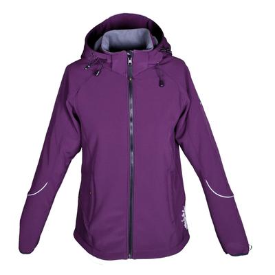 Softshelljacke DEPROC ACTIVE "NIGEL PEAK Women", Damen, Gr. 48 (XL), lila, Softshell, 96% Polyester, 4% Elasthan, regular fit hüftbedeckend, abnehmbar,verstellbar,weit mit Gummizug, Jacken Yoga&PilatesBekleidung Sportbekleidung Outdoorbekleidung...