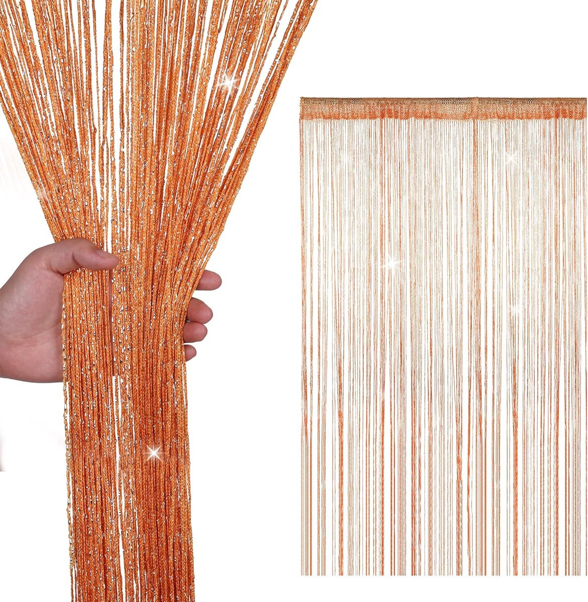 Decoratief Draadgordijn met Kwastjes voor Deur en Ruimteverdeling