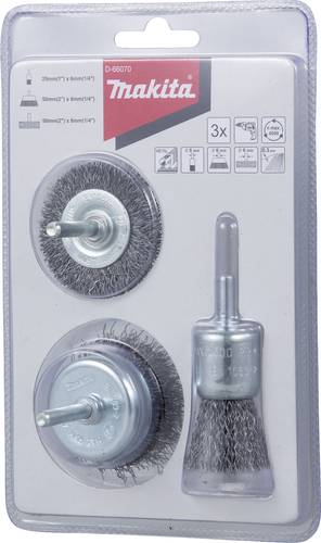 Makita Rundbürsten-Set 3tlg. Stahl D-66070 1St.