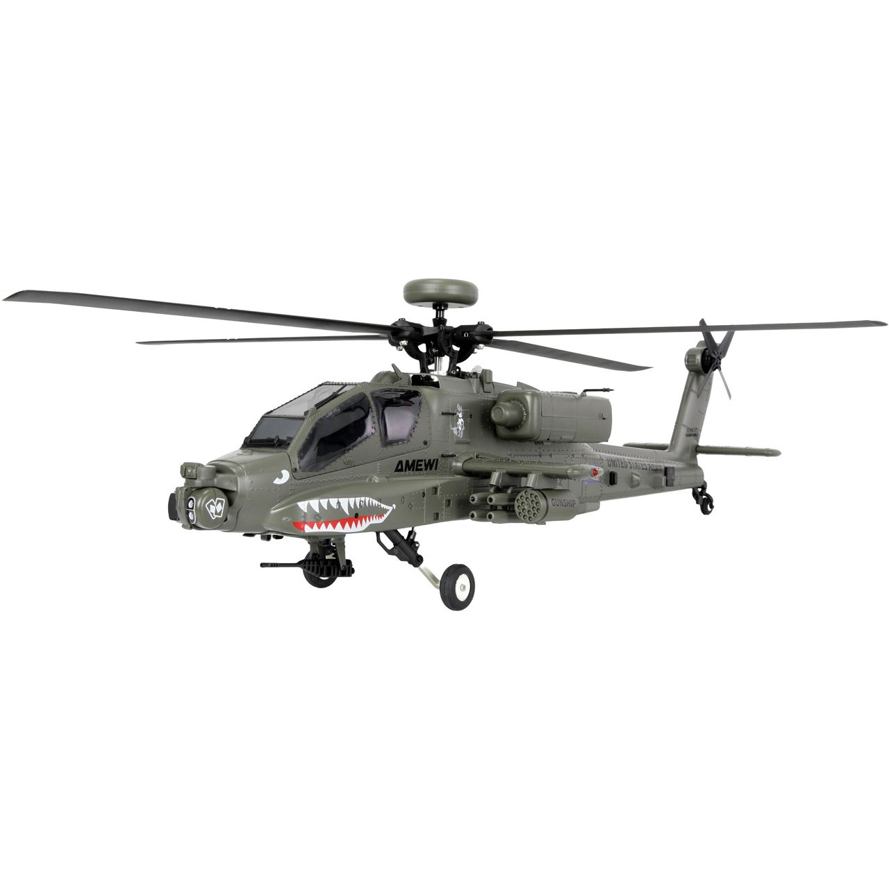 Amewi Apache AH-64D CP Helikopter 6G/3D RTF grün 16+