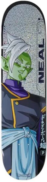 Skateboard Deck Primitive Neal Zamasu Dragon Ball Super II (8.125" - Silber)