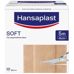 Hansaplast Soft Pflaster 8 cmx5 m Rolle