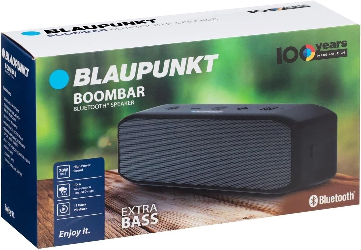 BargainsMania Boombar Bluetooth Speaker - Features: 20W RMS High Power Sound