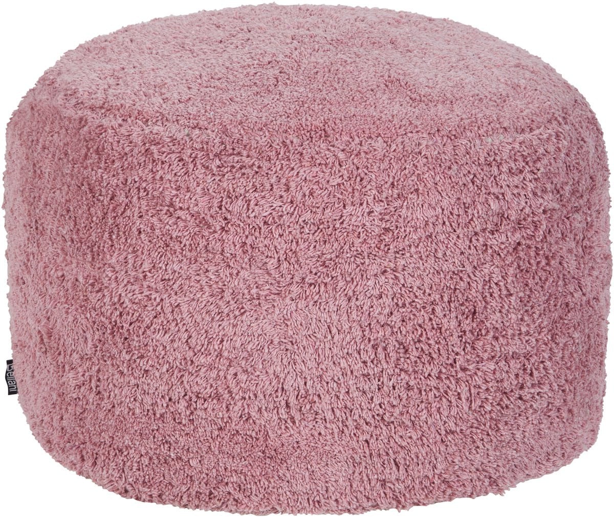 Beliani Soft Body Poef - Roze - Stoffen