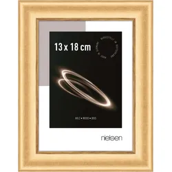Nielsen Bilderrahmen Derby Holz 13 x 18 / Gold