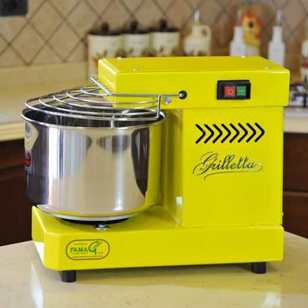 Famag Grilletta IM 5/230 - einfache Geschwindigkeit, Gelb - Spiralknetermaschinen 5 kg