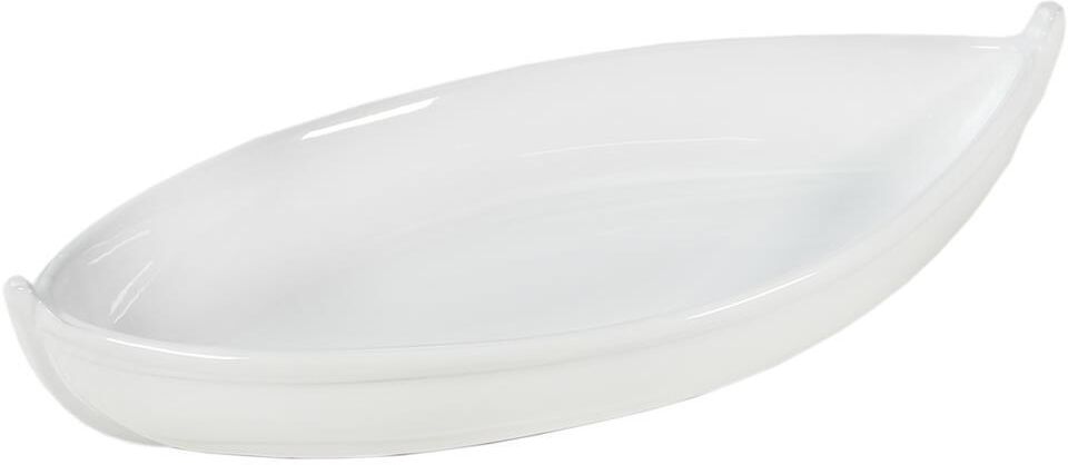 Vulcania Piatto Barchetta 45 x 23,5 cm Maris Bianco