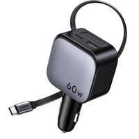 EC602 Car Charger 60W KFZ-Ladegerät 1x USB-A 1x USB-C 1x USB-A, 1x USB-C, 1x USB-C Kabel