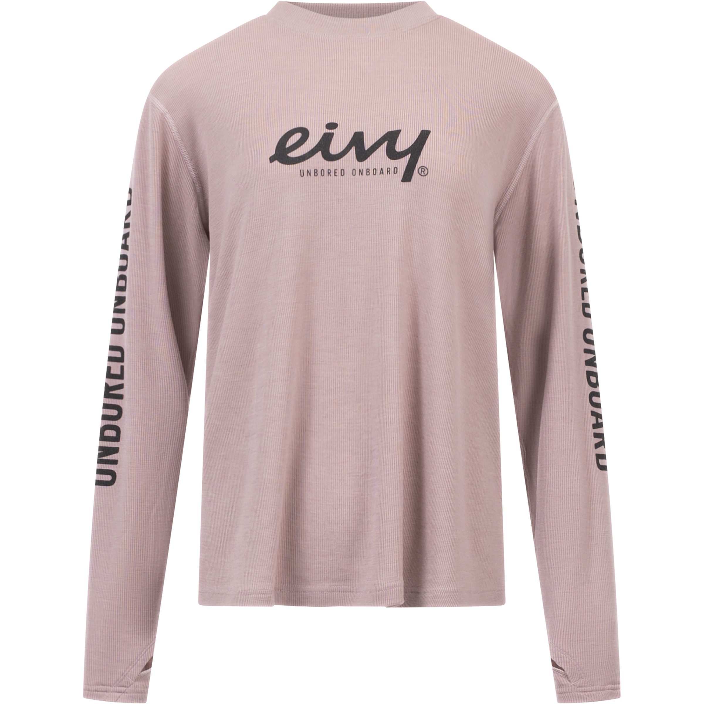 Eivy Loose Mx Wool Rib Damen Langarm Unterhemden rosa Größe S Trekking Hautfreundlich Merinowolle