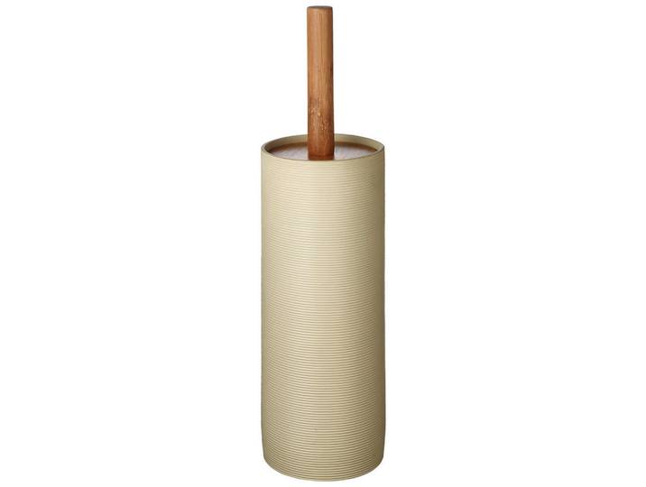 Sadena Wc-Bürstengarnitur, Beige, Holz, Bambus, 9x38x9 cm, Bürstenkopf abnehmbar, Bürstenkopf austauschbar, Badezimmer, WC Ausstattung, WC Bürstengarnitur