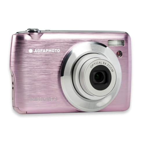 AgfaPhoto Realishot DC8200 compacte digitale camera, 18 MP, Full HD, 2,7 inch LCD-display, roze