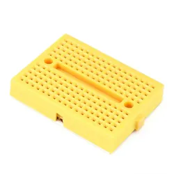Mini Breadboard mit 170 Kontakten - Farbe: gelb