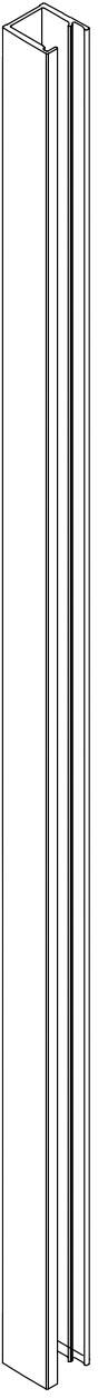 HSK Walk In Pro wall connection profile single 1733002