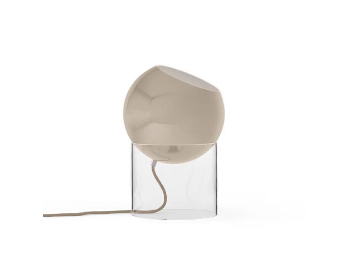 &Tradition - Topan VP13 Tischleuchte, H 31,5 cm, klar / graubeige