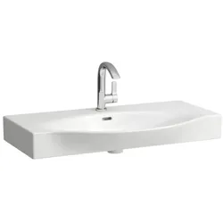 LAUFEN Palace Waschtisch 8117020001081 90 x 51 cm, weiß, Überlauf, 3 Hahnlöcher