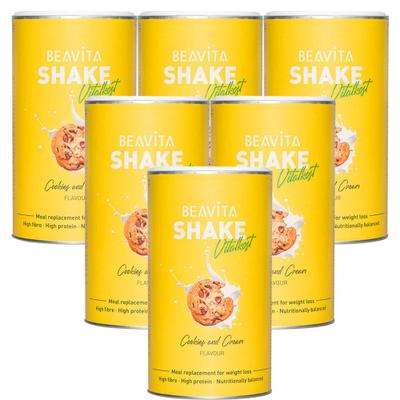 Beavita Profi Diät-Paket, Cookies-Cream 6x572 g Pulver