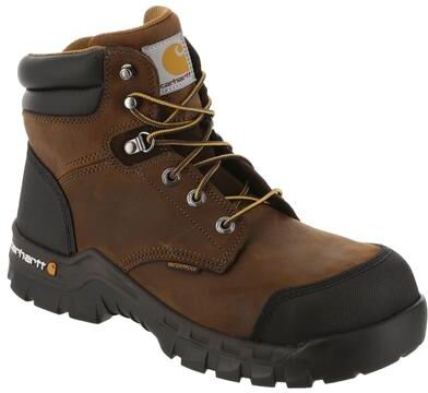 "Carhartt 6"" Rugged Flex Waterproof - Mens 11 Brown Boot Medium"