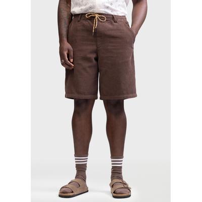 Shorts REDEFINED REBEL "Redefined Rebel Shorts RRSammy Shorts Corduroy COMFORT FIT", Herren, Gr. S, Normalgrößen, braun (turkish coffee), Cord, 100% Baumwolle, Hosen Shorts