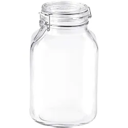 Bormioli Rocco Fido 3000 Vorratsglas quadratisch 300cl - 6 Stück