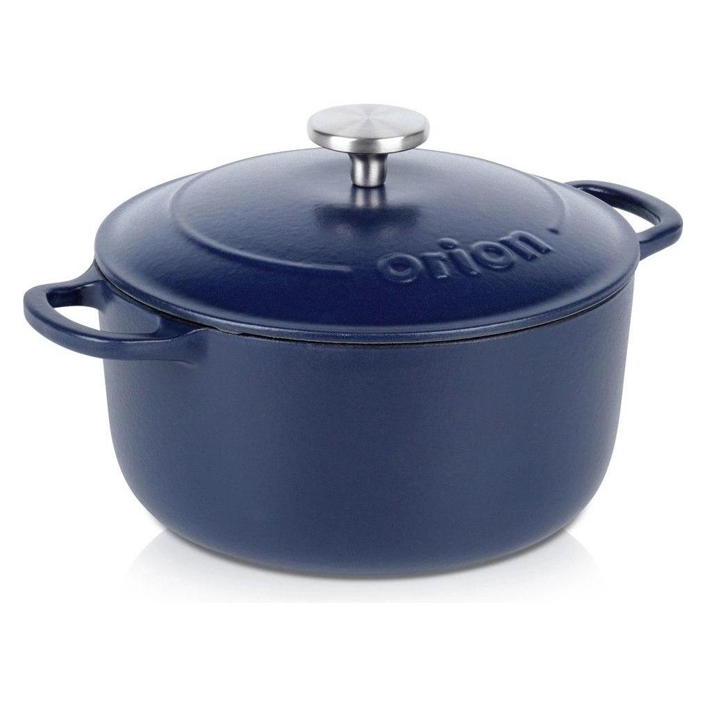 Lumarko Garnek z pokrywką żeliwny emaliowany LITINA 22 cm, 3,3 l (Kochtopf, Gusseisen) (62853737)