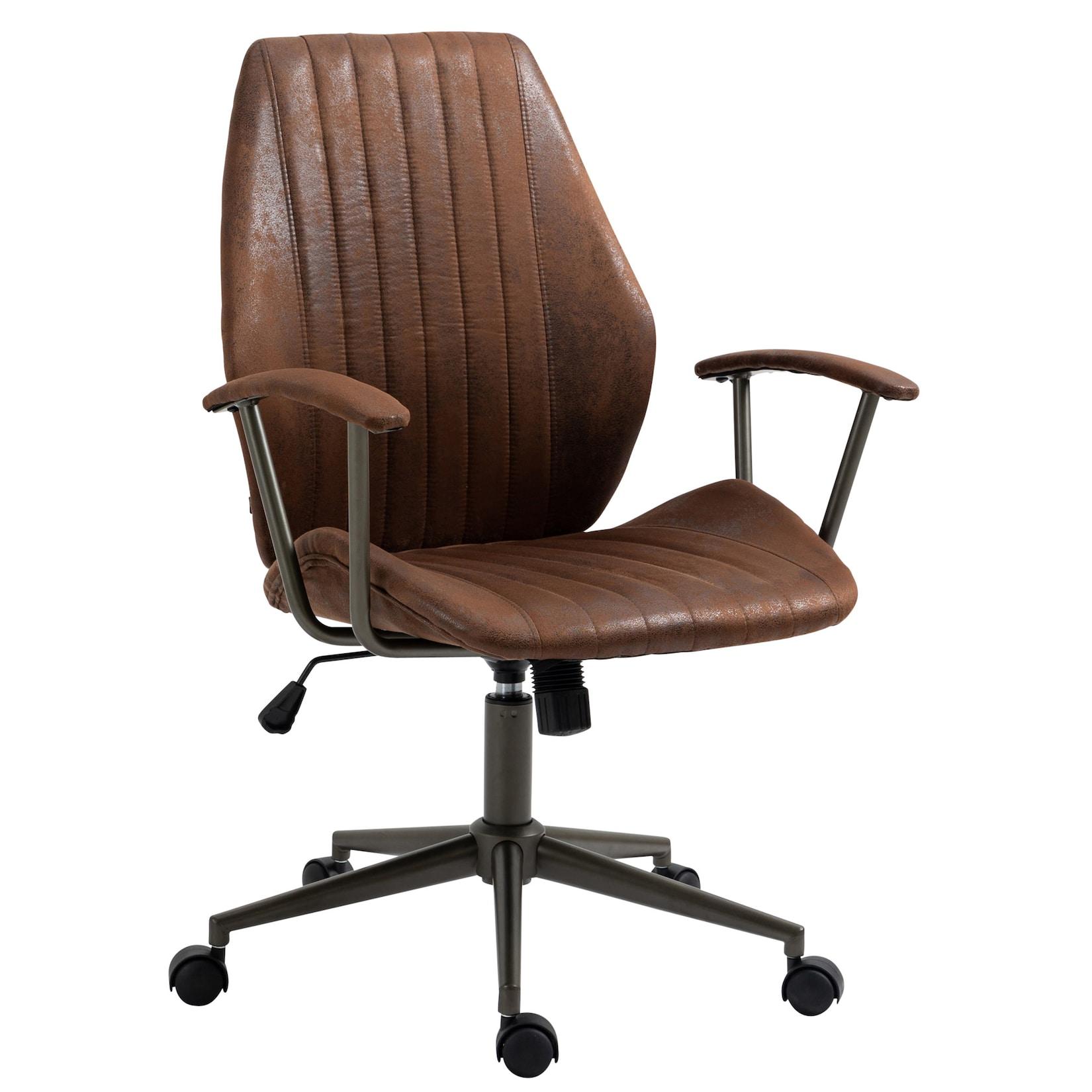 CLP Bürostuhl Nampa Im Industrial Design I Gesteppter Schreibtischstuhl Mit Wippfunktion Und Stufenloser Höhenverstellung