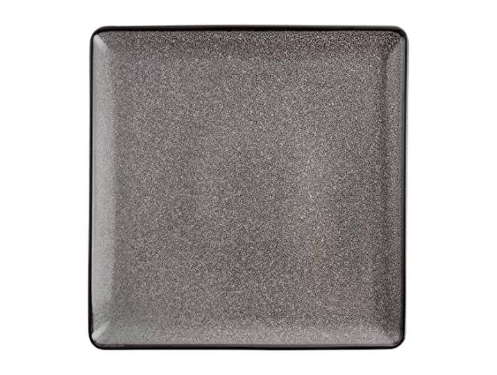 Olympia Mineral Quadratische Teller 26,5cm (4er Pack), Grau, Größe: 265(B)x265(T)mm, Ofenreagierte Glasur - Spülmaschinen-, Ofen-, Mikrowellenfest - Restaurant & Hausgebrauch, DF173