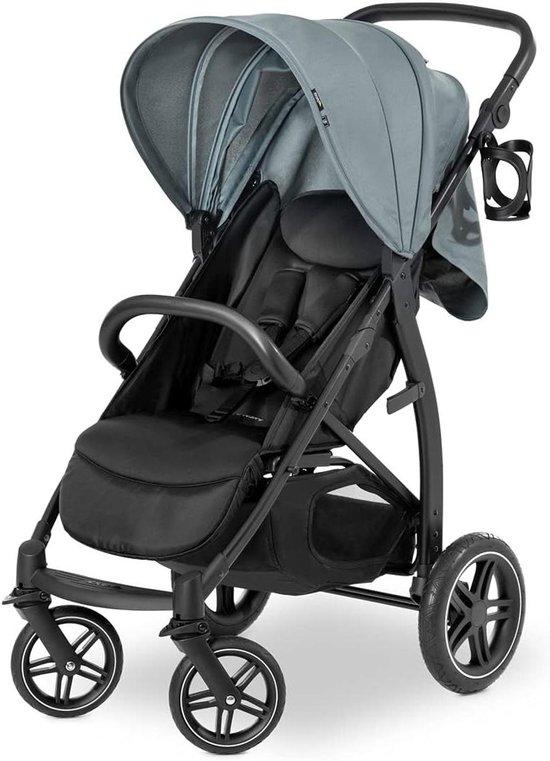 Faltbarer Kinderwagen - Reisebuggy, leichtgewichtig - Komfortables Reisen - Verstellbarer Schiebegriff - Bis zu 25 kg - Hellgrün