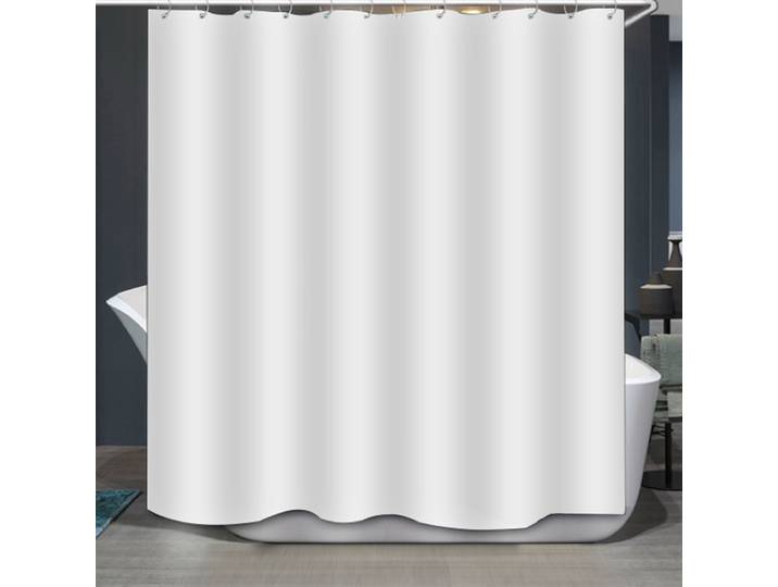 Duschvorhang 180 x 200 cm weiss