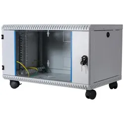 EFB Elektronik 691706VGR.50 Rack 6U Wandmontiertes Regal Grau (6 HE, 19 Zoll Rack), Serverschrank, Grau