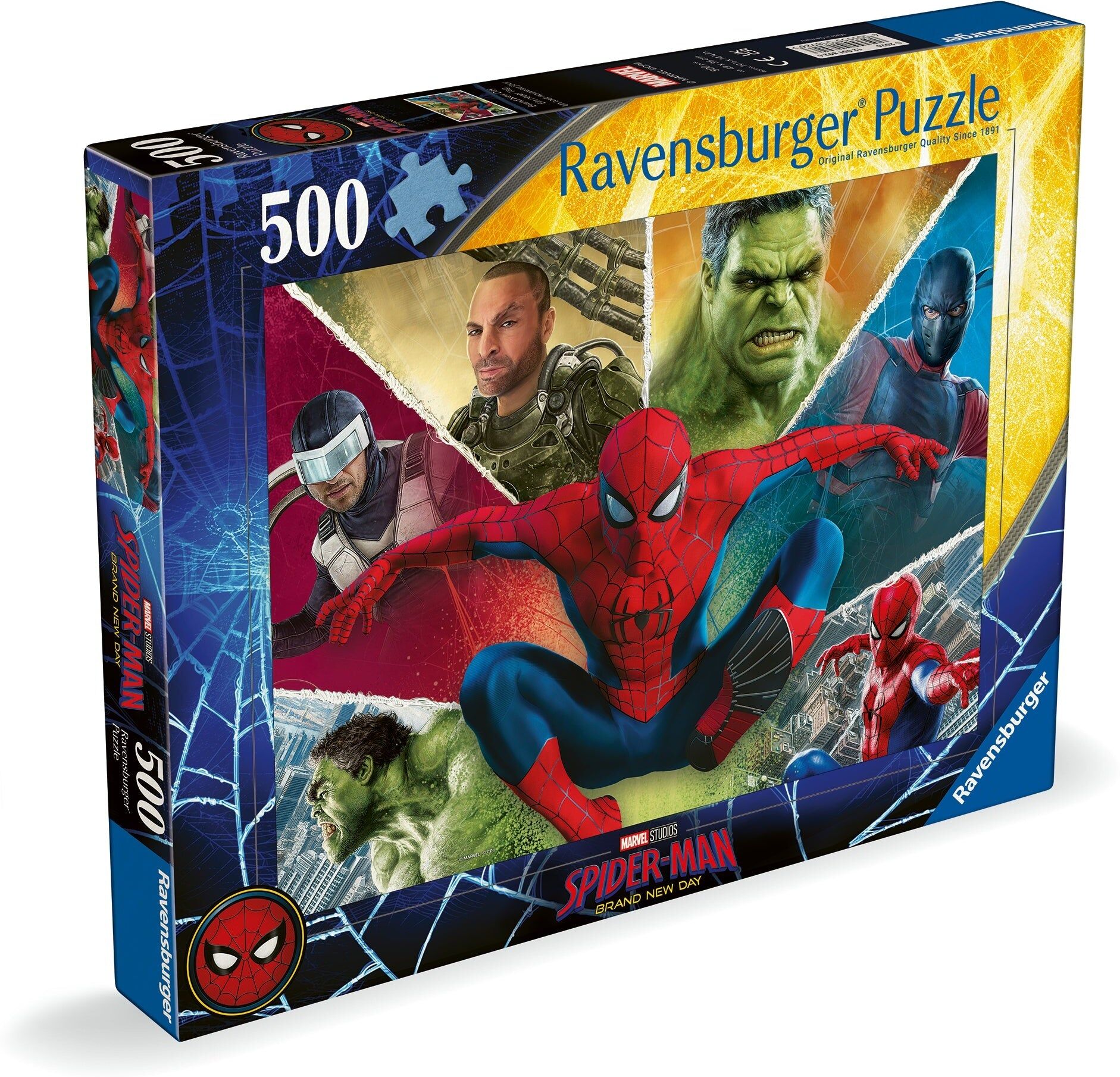 Ravensburger Marvel Spider-Man Brand New Day 500-Piece Jigsaw Puzzle for Adults